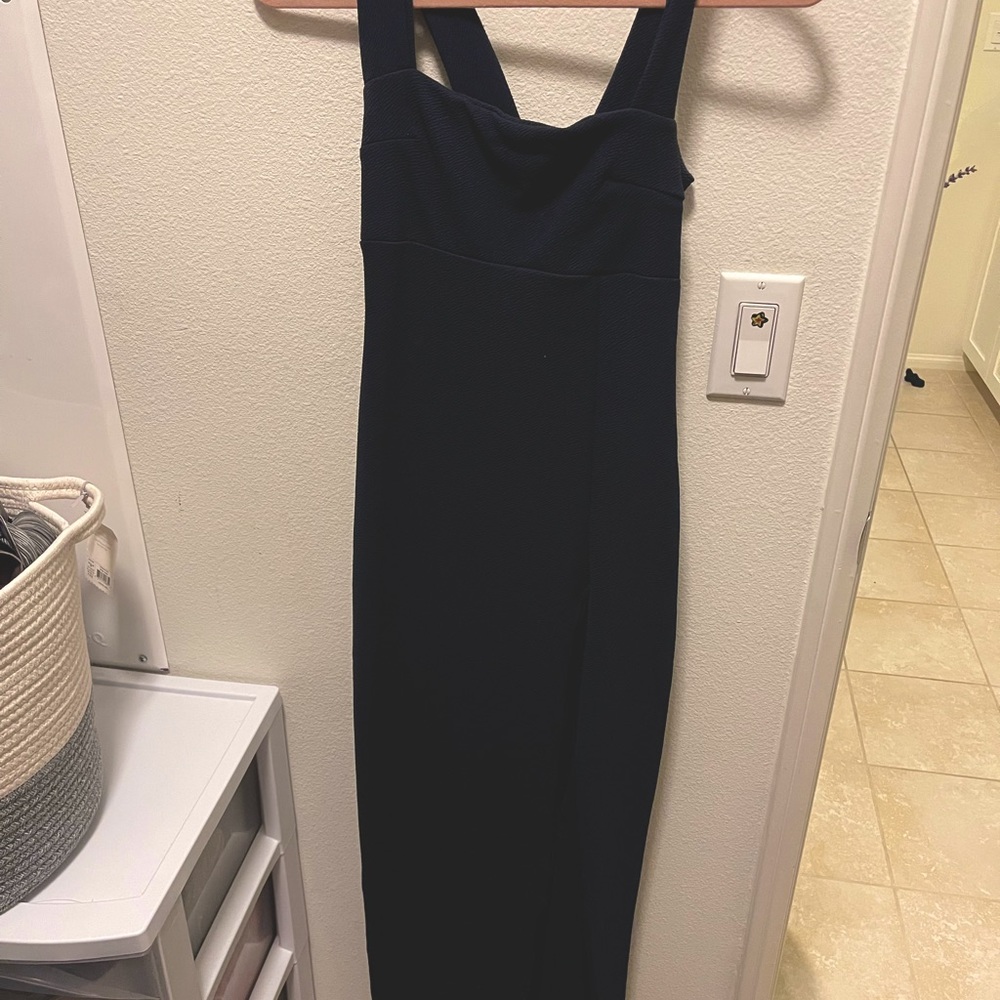 Navy Maxi blue dress